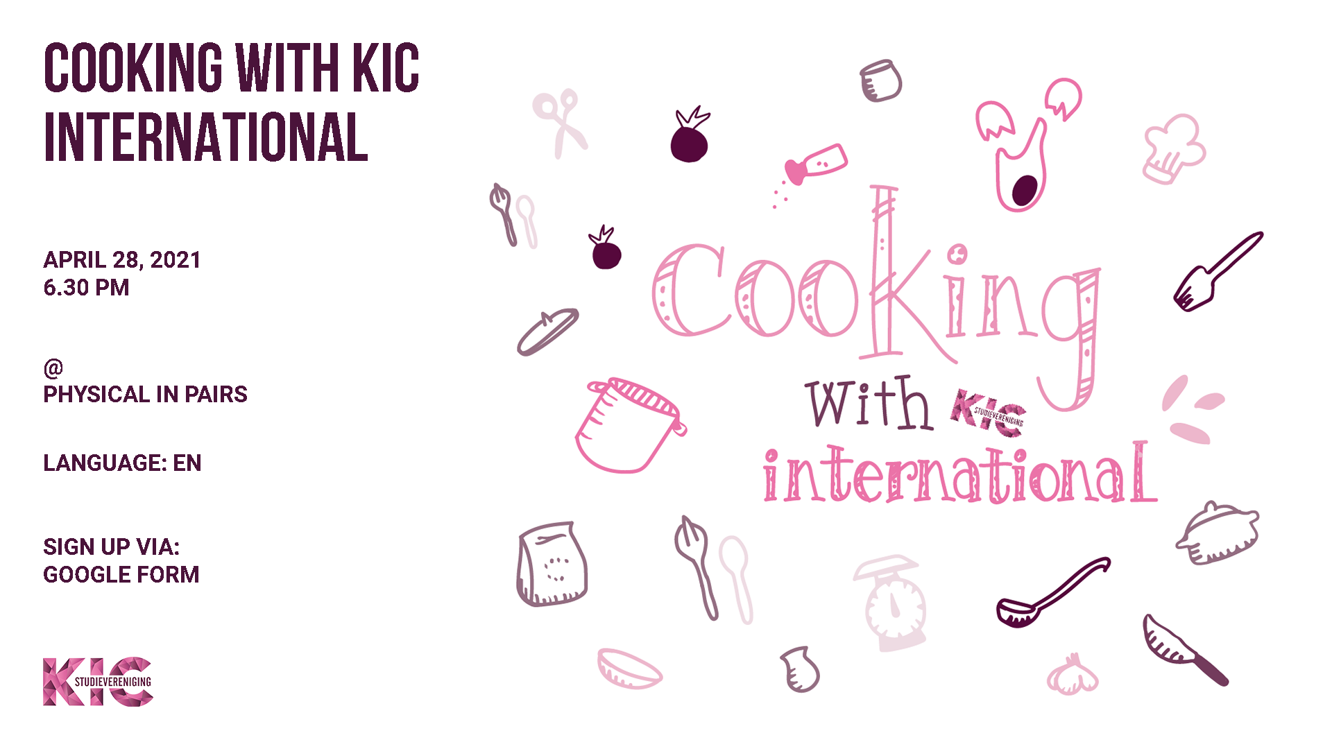 KIC presents: Cooking with KIC International